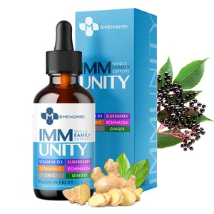Total Immune 6-in-1 Liquid Multivitamin Supplement Vitamin D3 and Vitamin c <strong>Immunity</strong> Drops Defense Support for Adults and Kids - Product Image 1