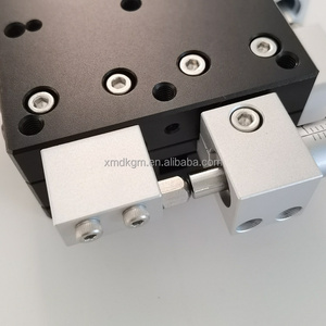 Nuevo 40*40mm Ajuste de precisión XY Cojinete de rodillos cruzados de dos ejes Mesa deslizante manual para etapas de traducción lineal manual - Product Image 2