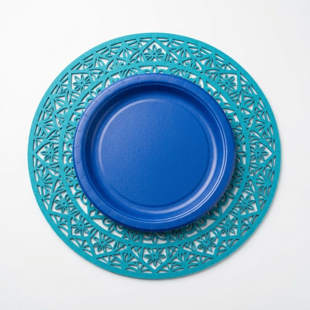 Dark Blue Plate