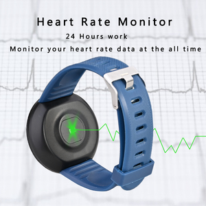 D18 חכם שעון גברים קצב לב BT Smartwatch דם לחץ עגול כושר שינה גשש חכם שעון נשים עבור אנדרואיד IOS