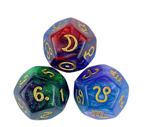 Deskjoy 12-Sided Acrylic Đa Diện D12 Dice 12 Chòm Sao Hội Đồng Quản Trị Trò Chơi Nhựa Dnd Dice Cup Giải Trí & Quà Tặng Trò Chơi - Product Image 2