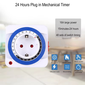24 ore Timer con Timer per collegare la presa per interruttore intelligente per conto alla rovescia programmabile con messa a terra meccanica - Product Image 2