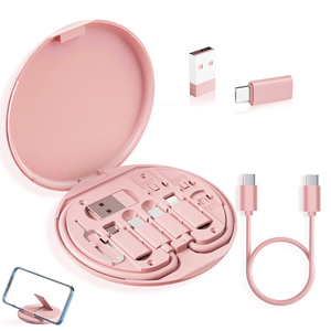多功能数据线存储盒套装快速充电Type-C Usb电缆5合1多端口Usb C充电和数据线套件 - Product Image 5