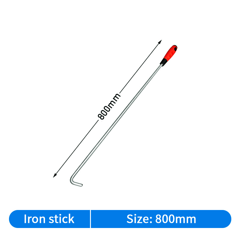 Red Metal Pull Rod