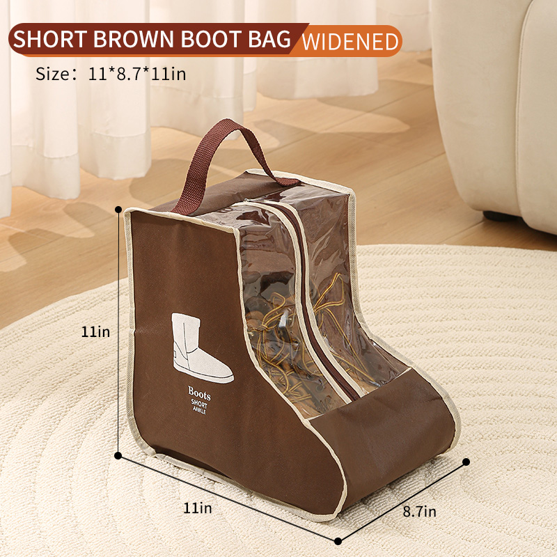 Sac de rangement pour bottes courtes marron