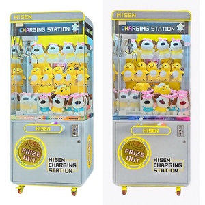 Hoàn toàn trong suốt lớn Arcade đồng tiền hoạt động Đồ chơi Quà Tặng Claw Crane Arcade Claw máy - Product Image 1