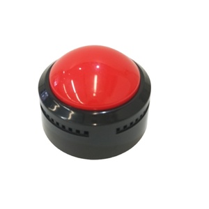 Diseño de logotipo personalizado Botón de sonido LED Caja de música de juguete con pilas AAA con zumbador Material plástico activado por botón pulsador - Product Image 4