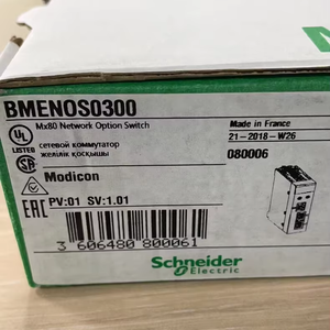 BMENOS0300 for schneider 100% Brand New Communication <strong>Module</strong>, <strong>Modbus</strong> <strong>TCP</strong> and EtherNet/IP, 10/100M, 3 RJ45 - Product Image 1