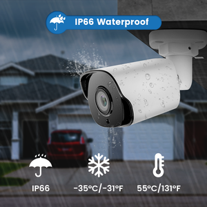 Produttore 2.8mm obiettivo IP sorveglianza 4K incorporato microfono Bullet rete Poe telecamera esterna di rilevamento uomo/veicolo Cctv di sicurezza - Product Image 3