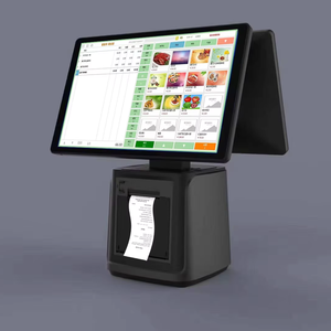 H02 Windows/linux/android кассовый аппарат POS, система Pos 15,6 дюймов кассовый аппарат, Встроенный принтер-ODM - Product Image 1