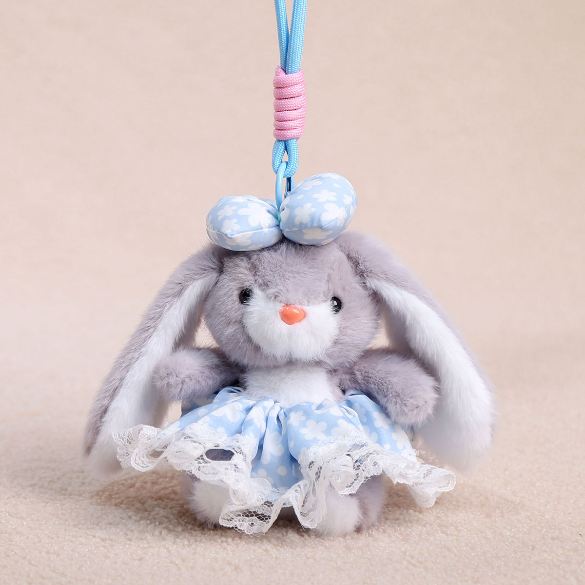 Flower skirt rabbit gray-14cm 60g