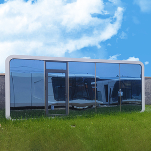 Ucuz prefabrik popüler Mini elma kabin ev fiyat prefabrik taşınabilir 20Ft 40Ft ofis Pod su geçirmez konteyner ev - Product Image 4