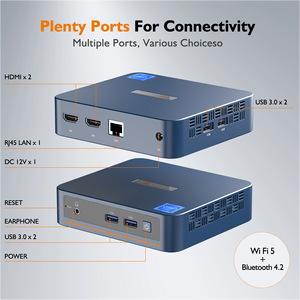 Mini PC Peladn portátil, asequible y duradero, procesador Intel N5105, rendimiento de alto costo, ordenador 8G DDR4 256GB - Product Image 5