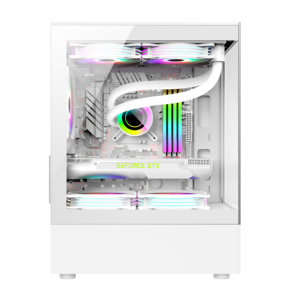 New Design Mid Tower MicroATX Form Factor ARGB Fans &amp; Water Cooling <strong>System</strong> Gaming PC Case for Desktop <strong>Computer</strong> Cabinet - Product Image 6