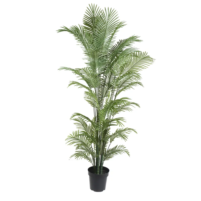 Palmera artificial para el hogar, decoración de jardín, plantas artificiales para centro comercial, gran oferta