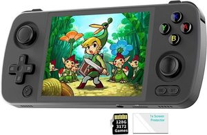 Anbernic RG405M อลูมิเนียมแอนดรอยด์แบบมือถือรองรับเกมคอนโซลมือถือแบบย้อนยุค Arcade NGC Wii - Product Image 4