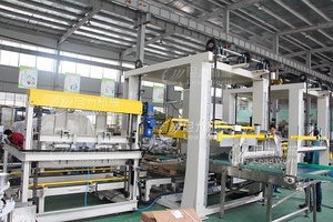 Apilador robot de brazo robótico, máquina de paletización profesional, línea de producción