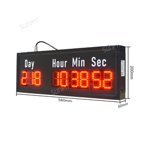 Benutzer definierte 999 Tage Countdown Timer Anzeigetafel LED-Uhr mit Fernbedienung