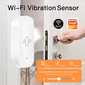 17 Years China Manufacture Tuya Smart WiFi Vibration <strong>Sensor</strong> with Low-Battery <strong>Detection</strong> Alarm <strong>System</strong> PST-ZD400A