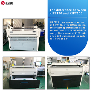 High Quality KIP7100 A0 Blueprint <strong>Printer</strong> Engineering Scanner Copier for Construction Factory-Priced Used Machine - Product Image 4
