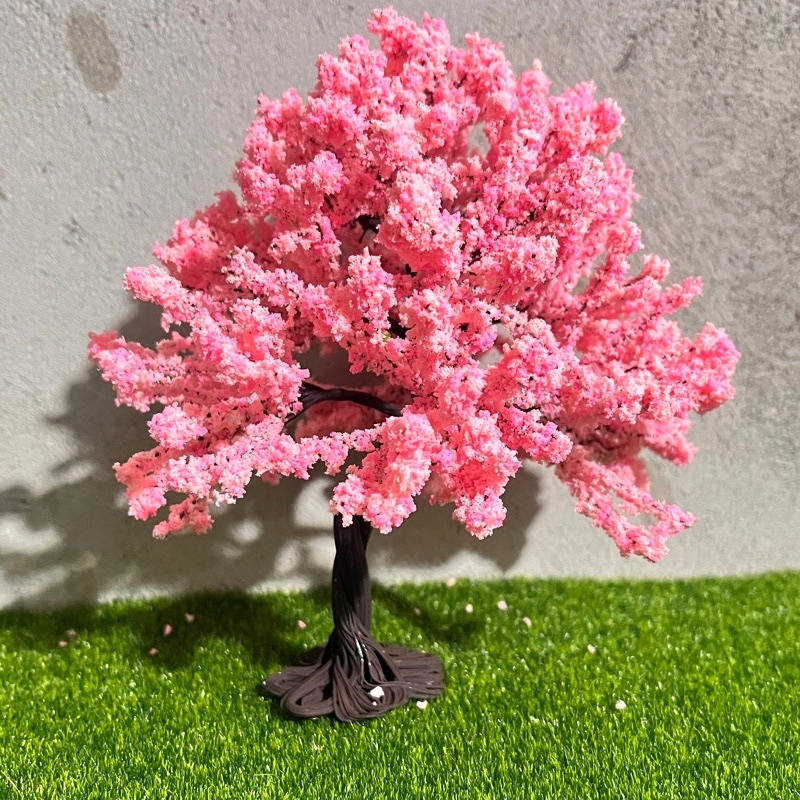 coloré 10 cm de haut - rose
