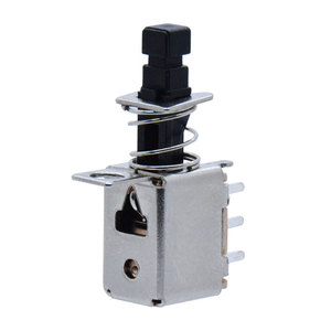 PS22F28 Self Locking <strong>Switch</strong> 6 Pin Straight Key Push Button On/Off Non Locking Power Toggle <strong>Switch</strong> - Product Image 4