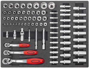 宁波Kinbox 05RS3P7 232 Pcs热多用途汽车维修车间工匠工具套件套装车库收纳盒 - Product Image 2