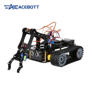 Kit Robot Robot di codifica ESP32 con braccio pinza pista veicolo fai da te stelo didattico Starter Kit robotica per Arduino