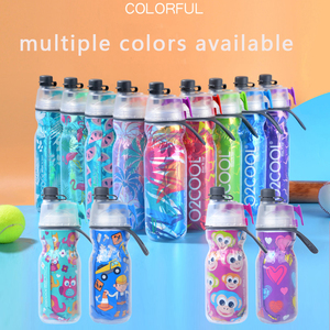 O2cool Hawaii Thiết Kế Sáng Tạo Phun Uống Chai Nước Đôi Tường Cách Nhiệt Lạnh 590Ml 470Ml Sinh Viên Trường Nước Chai - Product Image 1