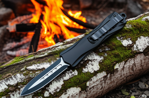 Dao gấp cao cấp cán nhôm lớn, lưỡi thép không gỉ 3CR13, dùng cho cắm trại, dao chiến thuật Bowie, có thể tùy chỉnh OEM cho việc tự chế - Product Image 3