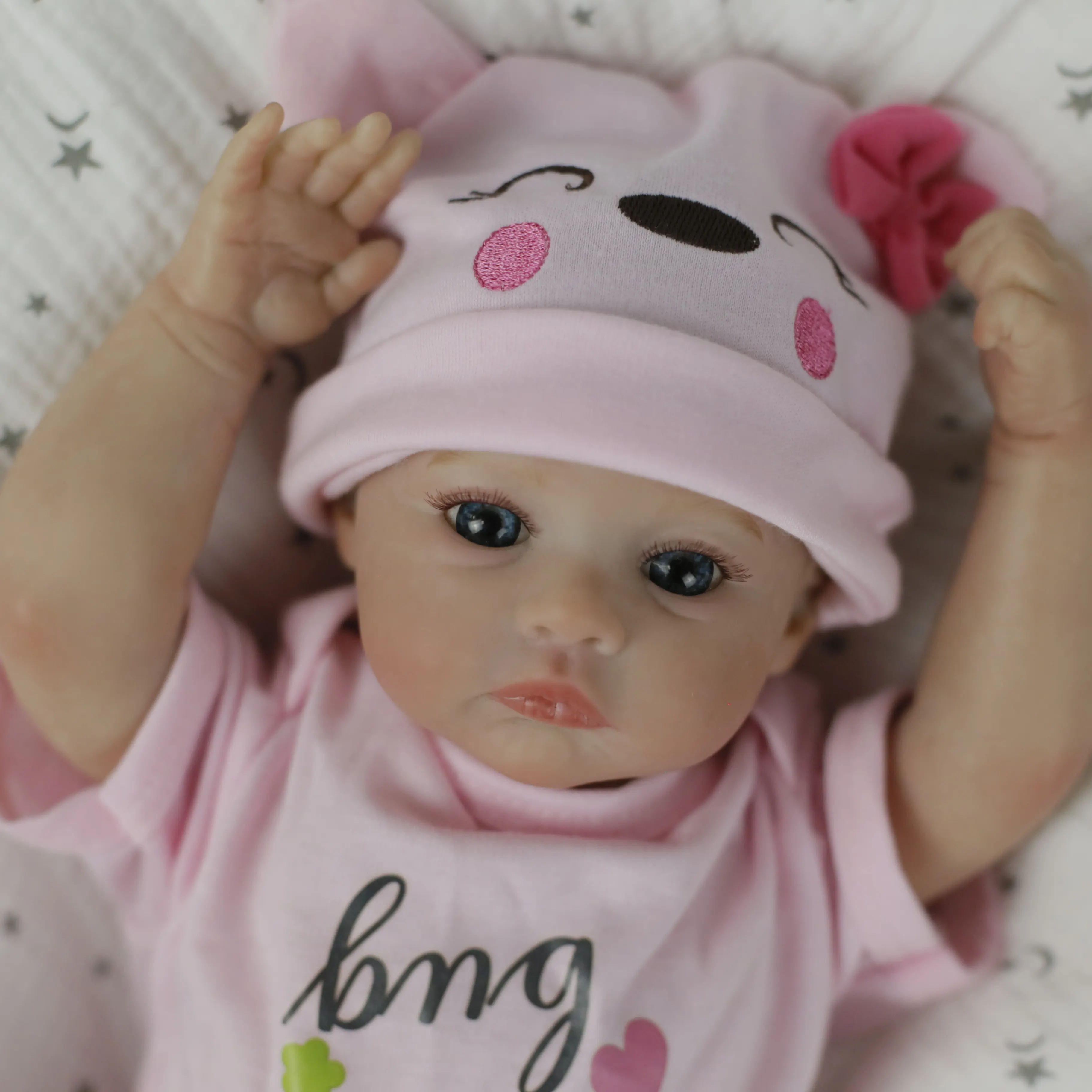 Lifereborn Reborn Baby Dolls Hand-Draw Hair Muñecas realistas para bebés recién nacidos con ropa de bebé para regalos