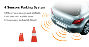 Sonda de sensor de estacionamiento de coche de radar de marcha atrás impermeable de 1 año con 25mm de diámetro y cables de 2,2 m Fácil instalación duradera fiable - Product Image 5