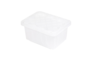ふた付き5ガロンプラスチック収納ボックス頑丈で耐久性のある収納コンテナ入れ子になって積み重ねられたプラスチックビン - Product Image 6