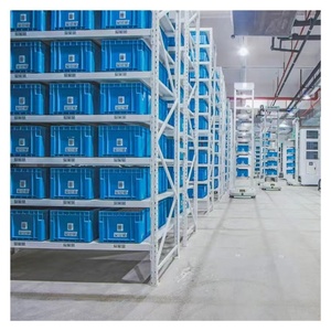 Caja de contenedores Euro de apilamiento de plástico resistente para almacén automatizado - Product Image 3