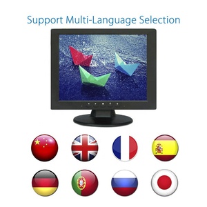 ZHIXIANDA-monitor LCD TFT de 10,4 pulgadas para coche, pantalla de escritorio cctv, compatible con entrada USB VGA HD