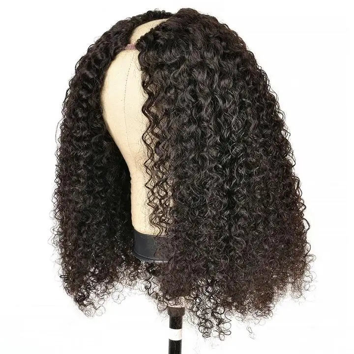 Pas cher Cheveux Haute Qualité Double Drawn Cheveux Bundles Extensions Fournisseur de Cheveux Humains Longue V Partie Perruques pour les Femmes Noires