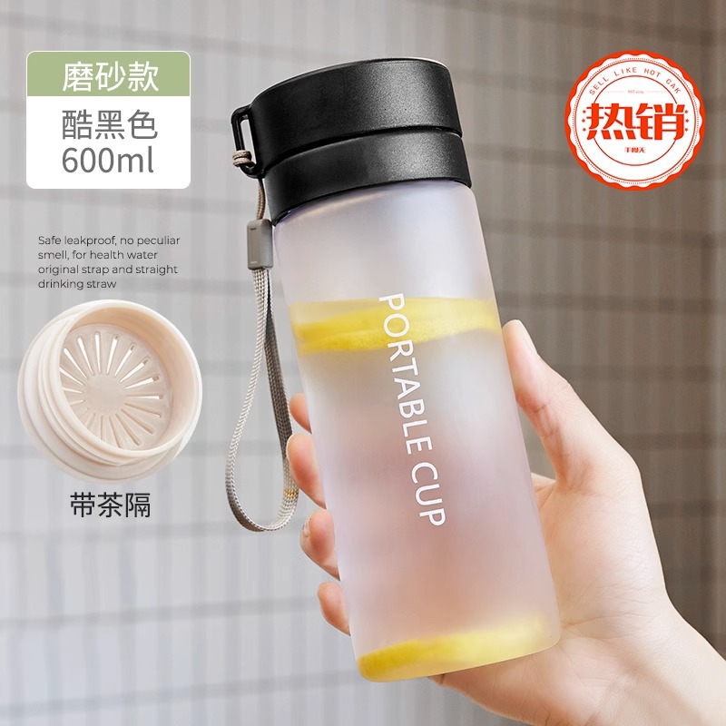 สีดำด้าน 600 มล. - กันกระแทกและทนต่ออุณหภูมิสูง