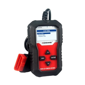 KW360 Benzina Motore Diesel Tester Rivelatore Lettore di Codice Completo del Sistema di Diagnosi STRUMENTI di Olio di Reset O2 di Test del Sensore per Mercedes-benz