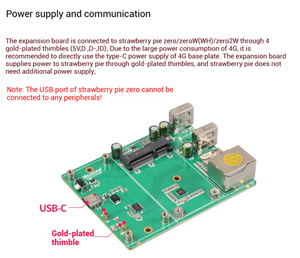 Raspberry Pi Zero Mini PCIe-Erweiterungs karte mit 4G LTE Gateway Router GPS EC20 Qualcomm 4G Drive Free Development Board - Product Image 4