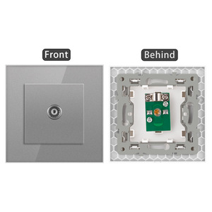 Gigabit velocità Internet Super sei Computer cavo di rete grande scheda due Bit doppia presa 86 muro nascosto PC di installazione 110V - Product Image 5