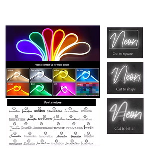 Jujutsu Kaisen Gojo Hình Dạng Neon LED Tường Trang Trí Nội Thất Tùy Chỉnh UV In Ấn Manga Nhân Vật Cho Phòng Ngủ Anime Điện Tử Đăng - Product Image 6