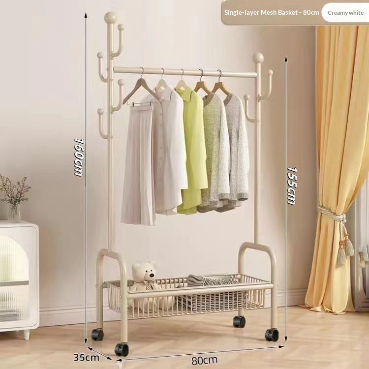 22 tubes - 21-10 blanc crème - 80 cm - panier en maille simple couche