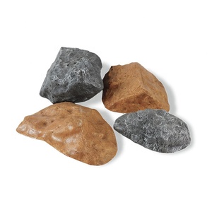 Fiberglass <strong>Rock</strong> Restaurant Landscaping Fake Fiberglass Stone Outdoor Decoration - Product Image 2