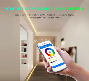 WiFi 5 in 1 LED şerit kontrol RGBW RGB CCT işık ALEXA sesli telefon APP kontrolü - Product Image 4