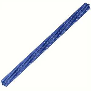 12インチ建築スケールアルミニウム建築家三角スケール製図金属スケール定規 - Product Image 6
