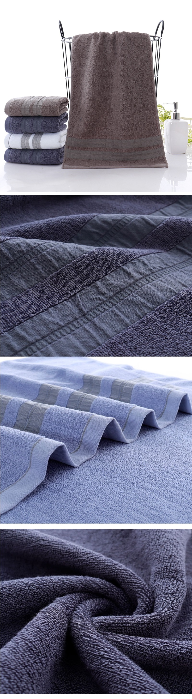 [Various Design] Manufacturer Stock Wholesale Dobby Towels Bath Towel and Towel Set 100% Cotton for Online Seller