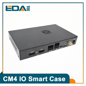 EDATEC-CM4IOCASE truciolare progettato per Raspberry Pi CM4 IO Board, con ventola PWM e interruttore, Antenna, batteria al litio Philips CR2032 - Product Image 2