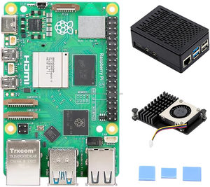 Raspberry Pi 5 8GB Basic Kit mit Pi 5 8GB Board, Pi 5 ABS Case und Active Cooler 8GB - Product Image 1