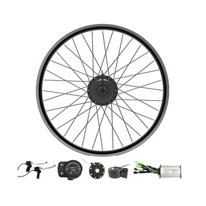 電気サイクル変換キット350ワットLEDLCD 24v250wハブモーター電気自転車キット36v350wバッテリーケース付き - Product Image 5