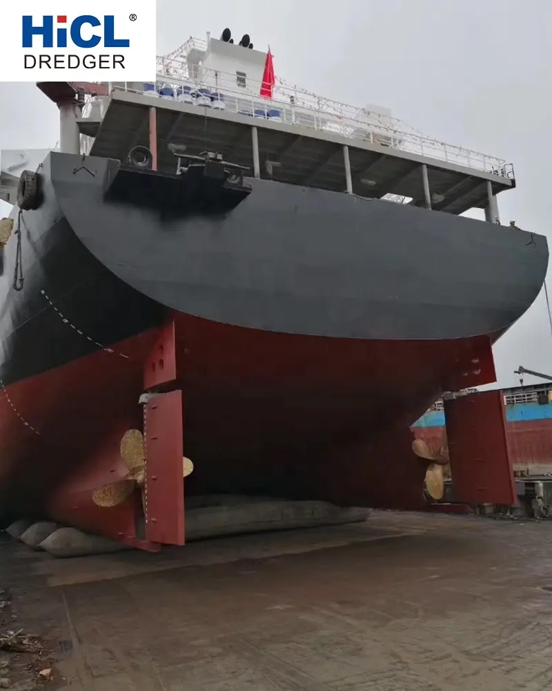 Barco de bombeo de arena con correa transportadora, barcaza de arena con cinturón para venta/barcaza de 300 pies (certificado CCS), 1000t